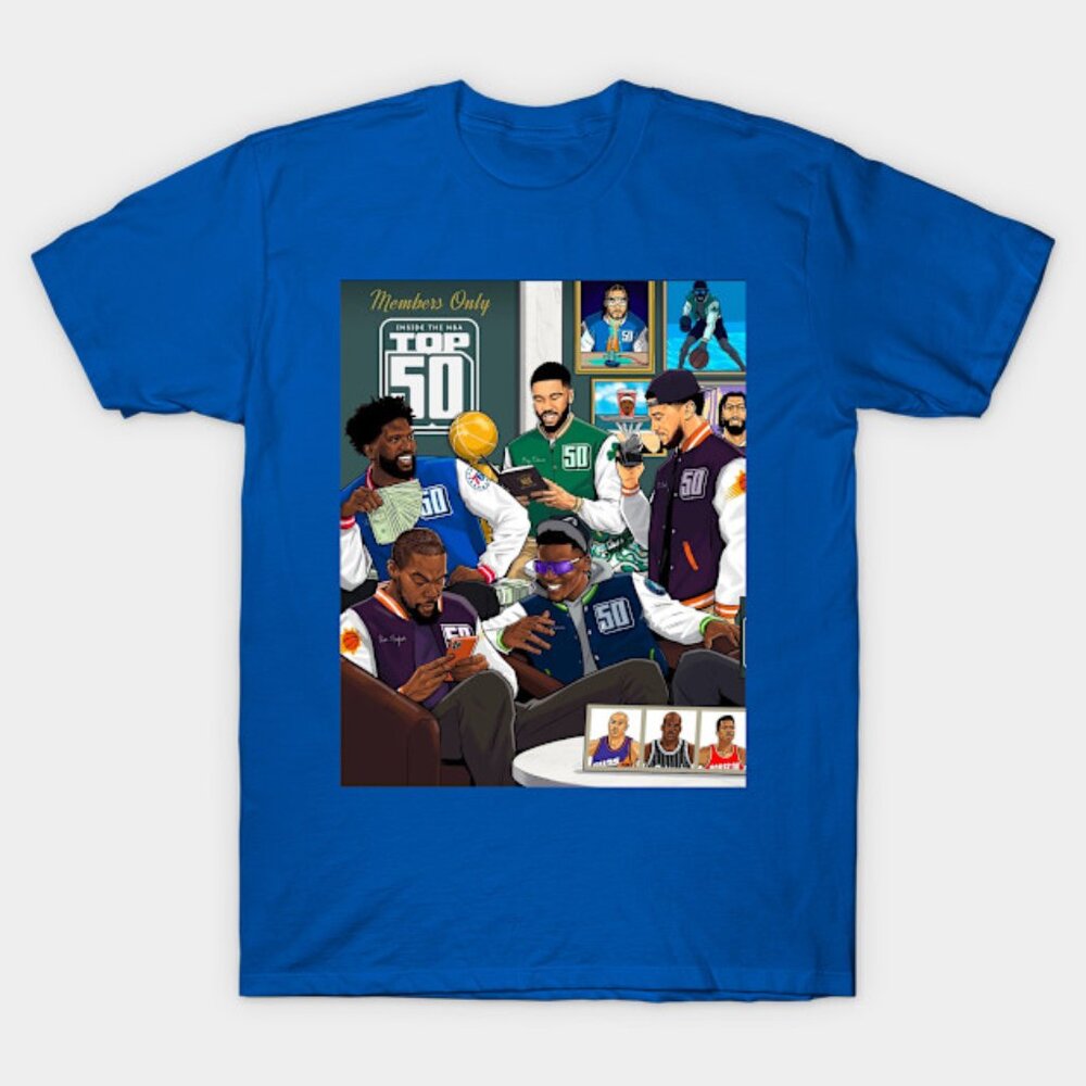 NWT NBA T Shirt 2 Sides Full Size